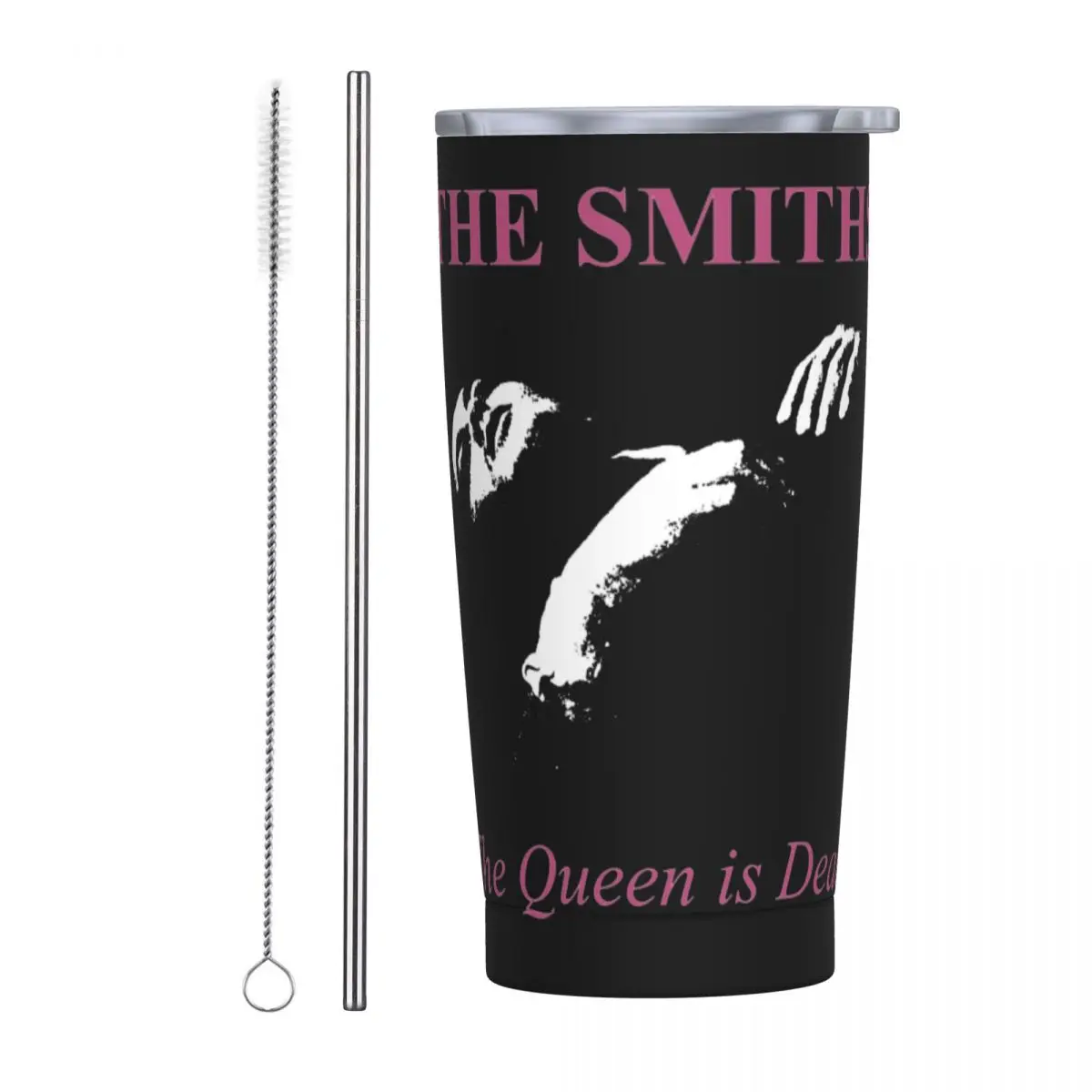 Rock Band The Smiths The Queen Is Dead 20oz Tumbler Stainless Steel Double Wall Vacuum Insulated Travel Mug for Cold and Hot