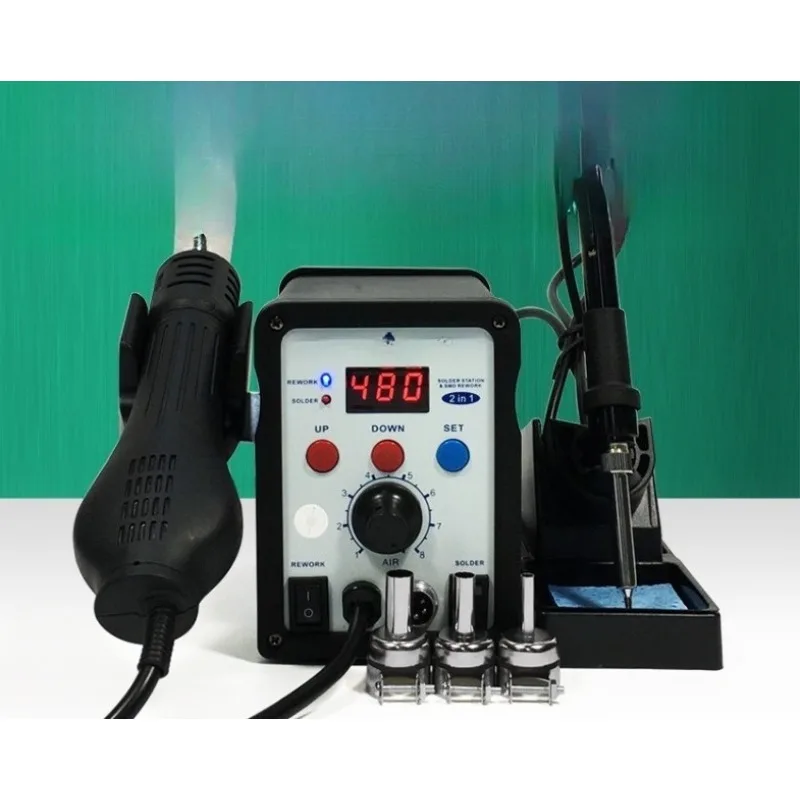 طاولة لحام مسدس حراري بشاشة رقمية، أدوات لحام صيانة الهاتف المحمول