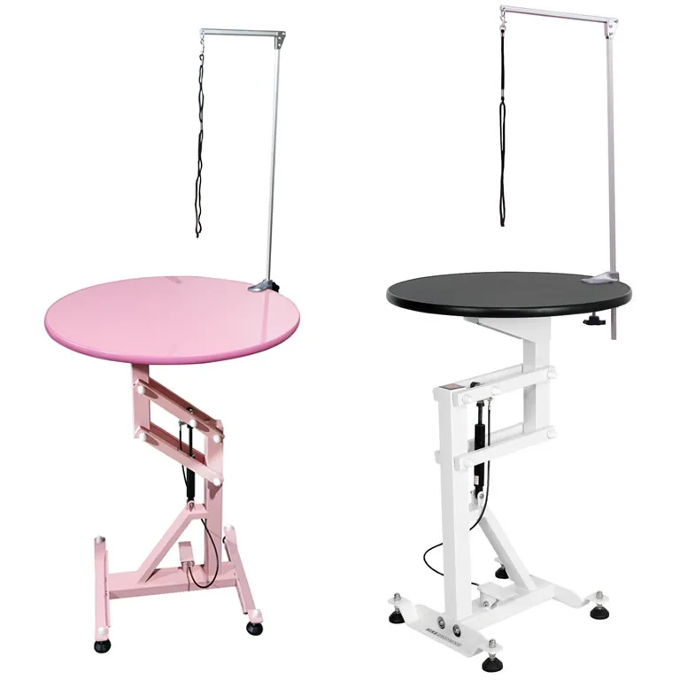 Kiss Grooming FT-838L Round Air Lifting Pet Grooming Table with 70 cm Diameter