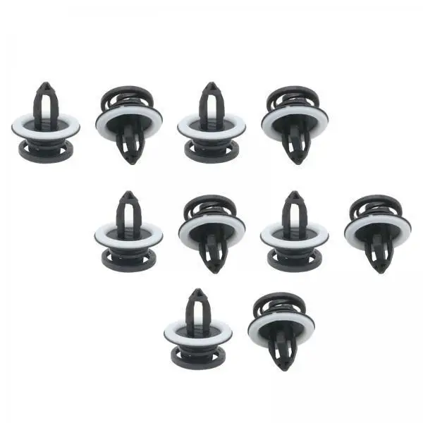 Black Nylon Door Retainer Clips Front Rear Panel Fastener for Audi A3 A4 B6 B7 Interior Car Accessories Replacement