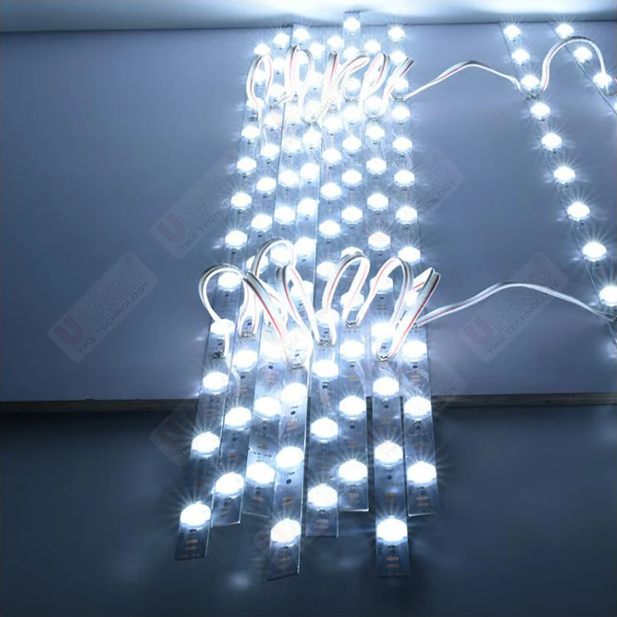 10/50pcs 50cm 3030SMD LED Hard Rigid Light DC12V 6leds 6W LED Strip Bar Light white/warm white bar lamp decoration light