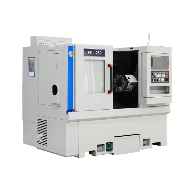 Factory Direct Sales Discounted Stock FCL-160 FCL-280 FCL-310 FCL-800 FCL-3000 Wheel Cnc 3 4 5 Axis Slant Bed Lathe