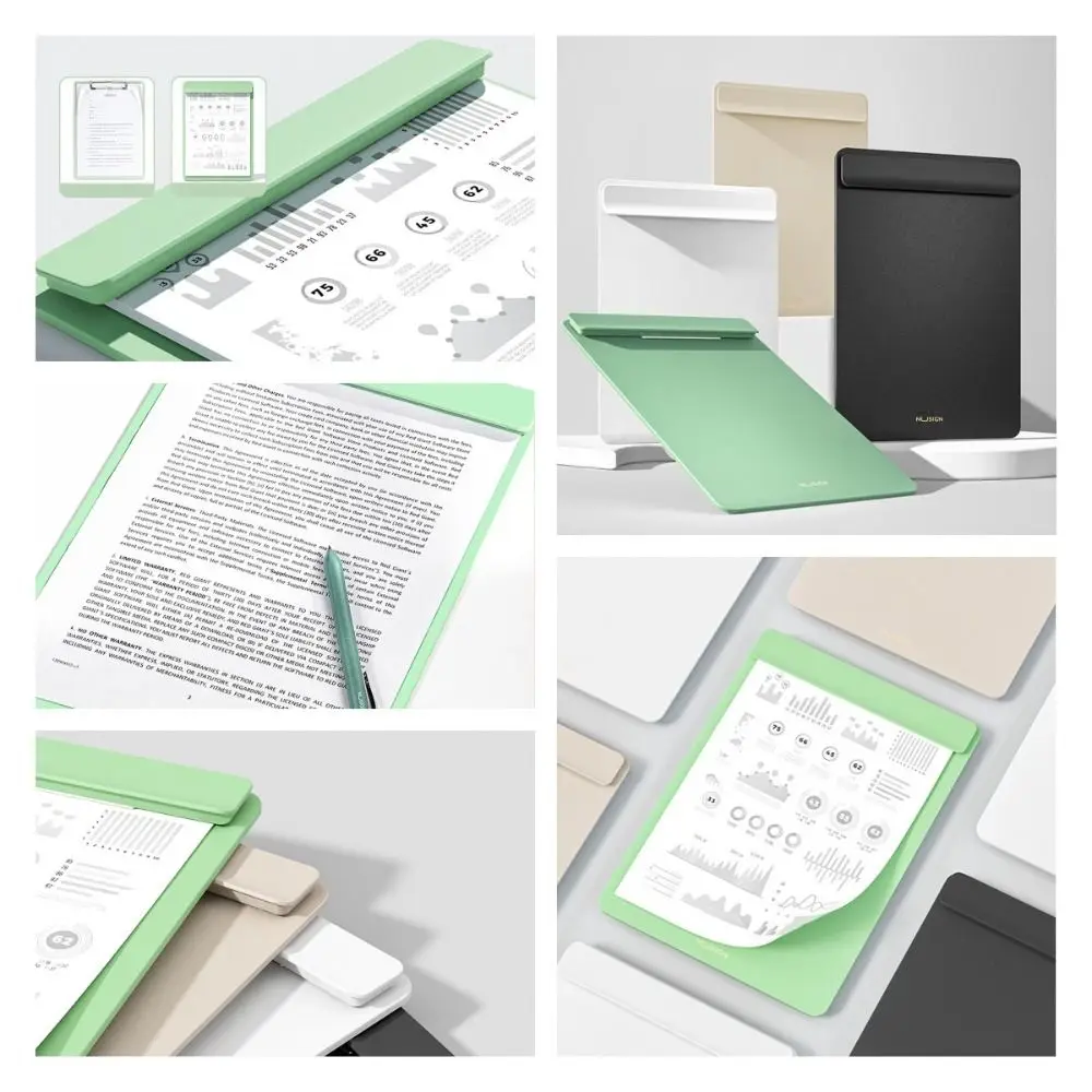 

Note Paper Folder Manager Signature Board Drawing Writing Thicken A4 File Folder Board Clamp Durable Writing Sheet Pad
