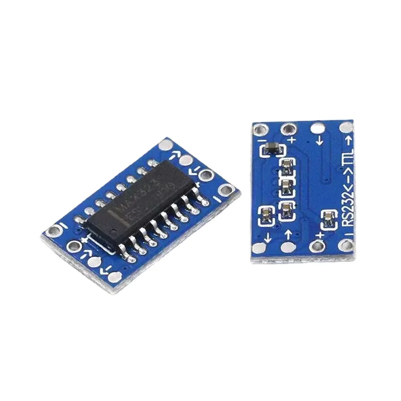 10PCS Mini MAX3232 RS232 to TTL Serial Port Leavel Converter Brush Module Connector MAX232 Flashing Board For Arduino