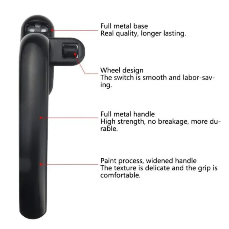 Universal Window Handle Hand Locking With Locks Kids Security Door Handle For Double Glazing Windows Handle Door Turning Handles