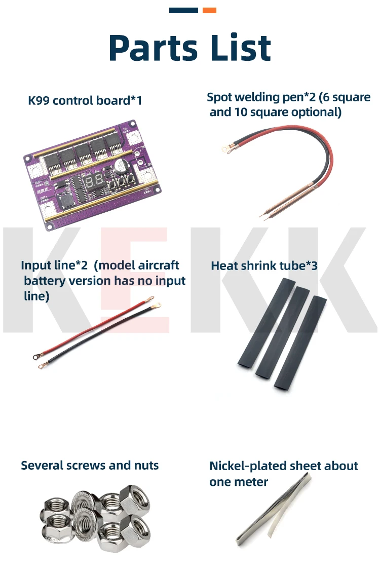 Tragbare 99 Gang 12 V DIY Punktschweißgerät Kit PCB Steuerplatine 18650 Batterie Punktschweißmaschine – Detail 11