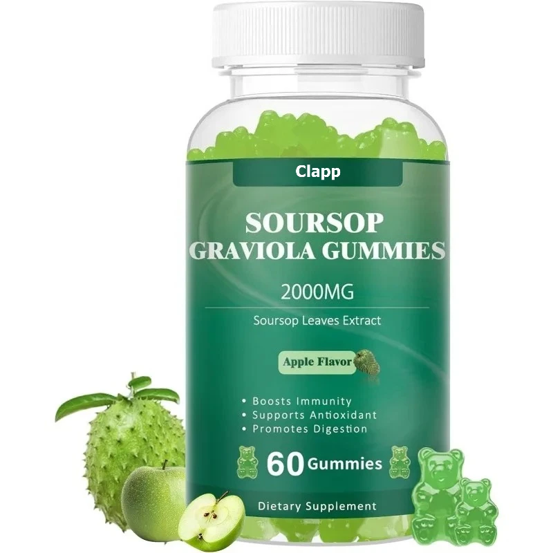 

Organic Prickly Fruit Leaf Extract for Antioxidants, Immune Support, and Digestion Promotion, Vegetarian -60 Gummies