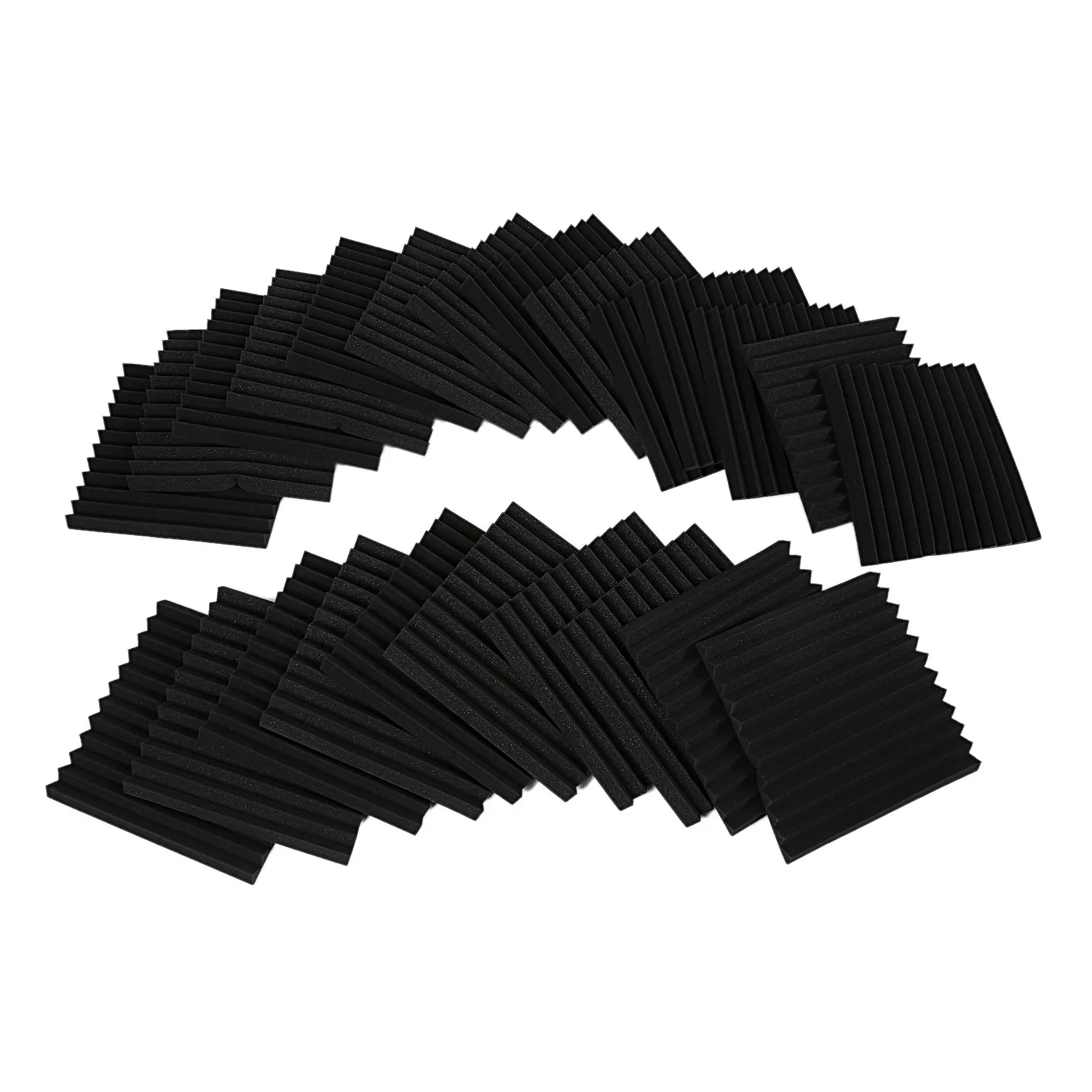 

24 Pack Acoustic Panels Studio Foam Wedges 1 inch X 12 inch X 12 inch