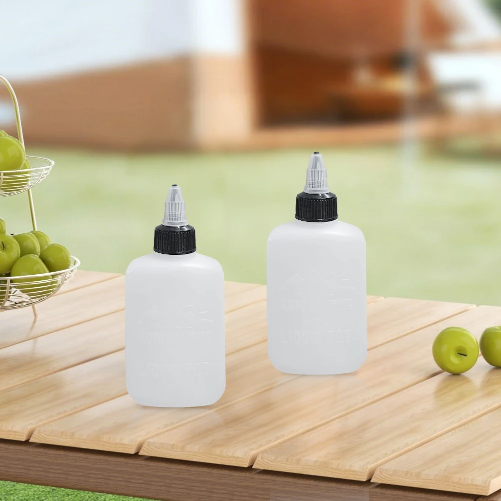 

Camping Seasoning Dispenser Bottle 100ml/Single Bottle Leak-Proof Seal Portable Squeeze Bottle for Camping BBQ Picnic Travel