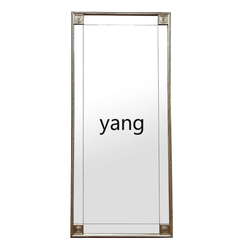 

Yjq Fitting Personal Household Floor Square Mirror Women's Clothing Store Bedroom Floor Mirror