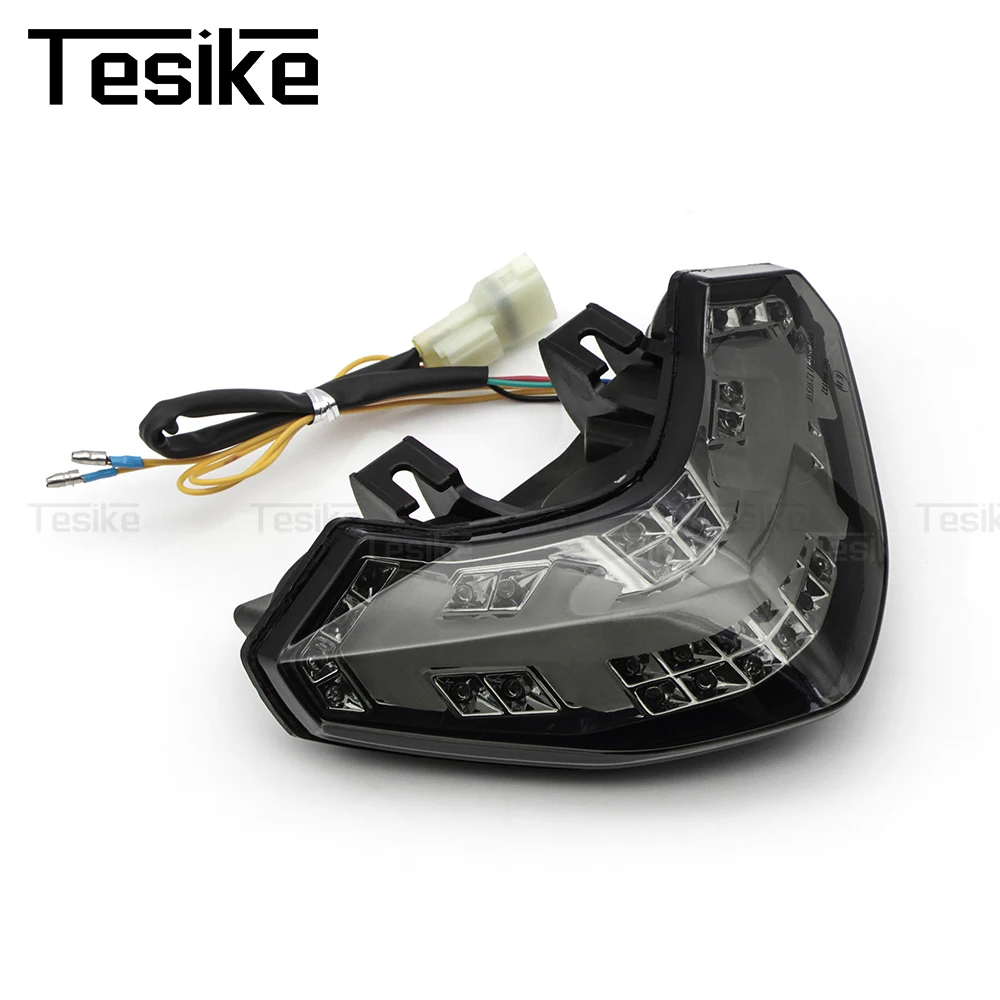

Rear Motorcycle LED Tail Light For Ducati Multistrada 1200 2010 2011 2012 2013 2014 Yellow Moto Turn Signal Lamp With Resistance