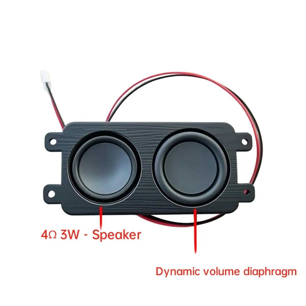A86G NEW Audio Portable Speaker Driver 4 Ohm 3W Speaker Computer Home Theater Loudspeaker Connector