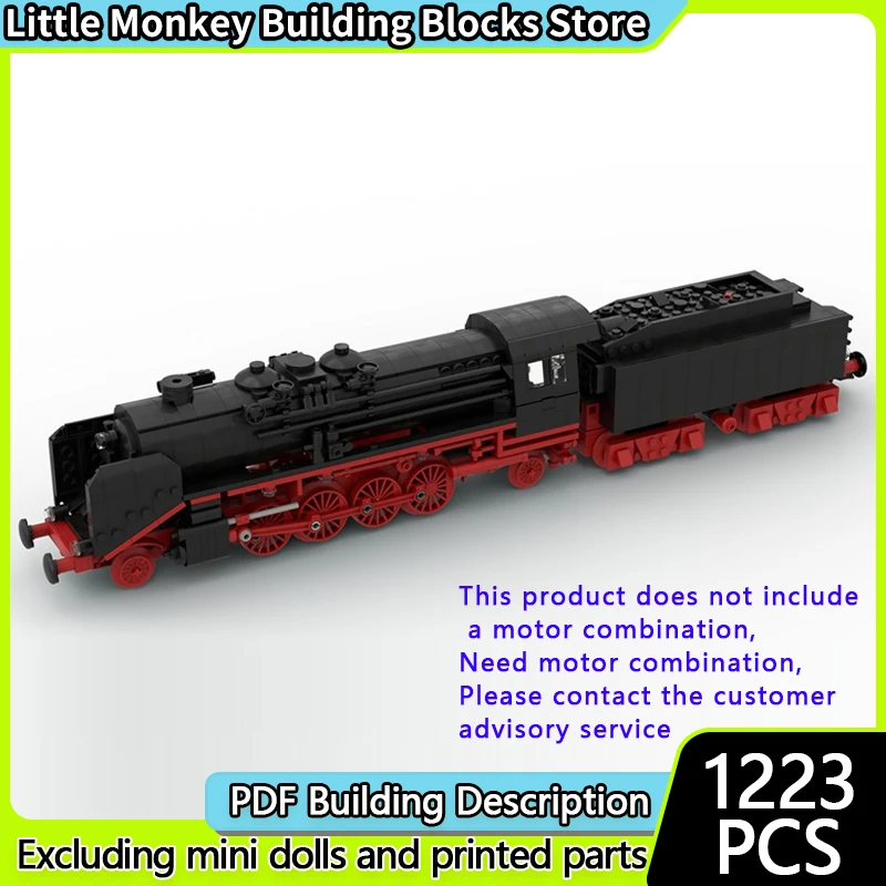 시티카 모델 MOC 빌딩 블록 철도 BR 39 기관차 모듈형 기술 어린이 휴일 선물 조립 장난감 세트