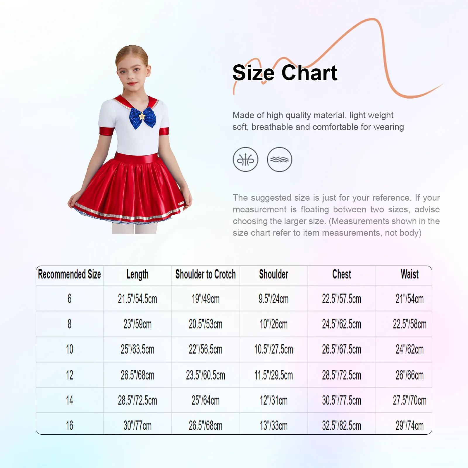 الأطفال هالوين كرنفال أنيمي بحار السحرية فتاة تأثيري أداء فستان قصير الأكمام لامع ربطة القوس فيونكة شبكة يوتار توتو