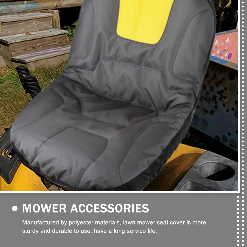 Armless Tractor Seat Mower Accessories Outdoor Protector Cover for Riding Lawn Polyester Lawnmower Covers