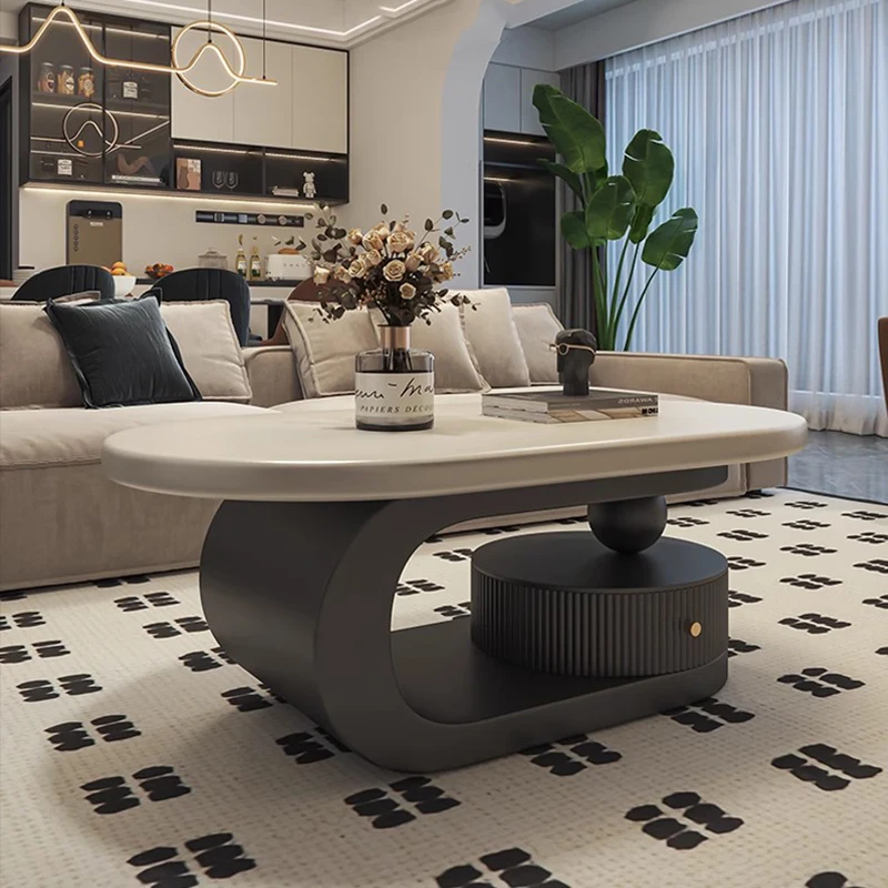 

Coffee Table With Storage Trendy Nordic Style Glam Coffee Table Living Room Furniture