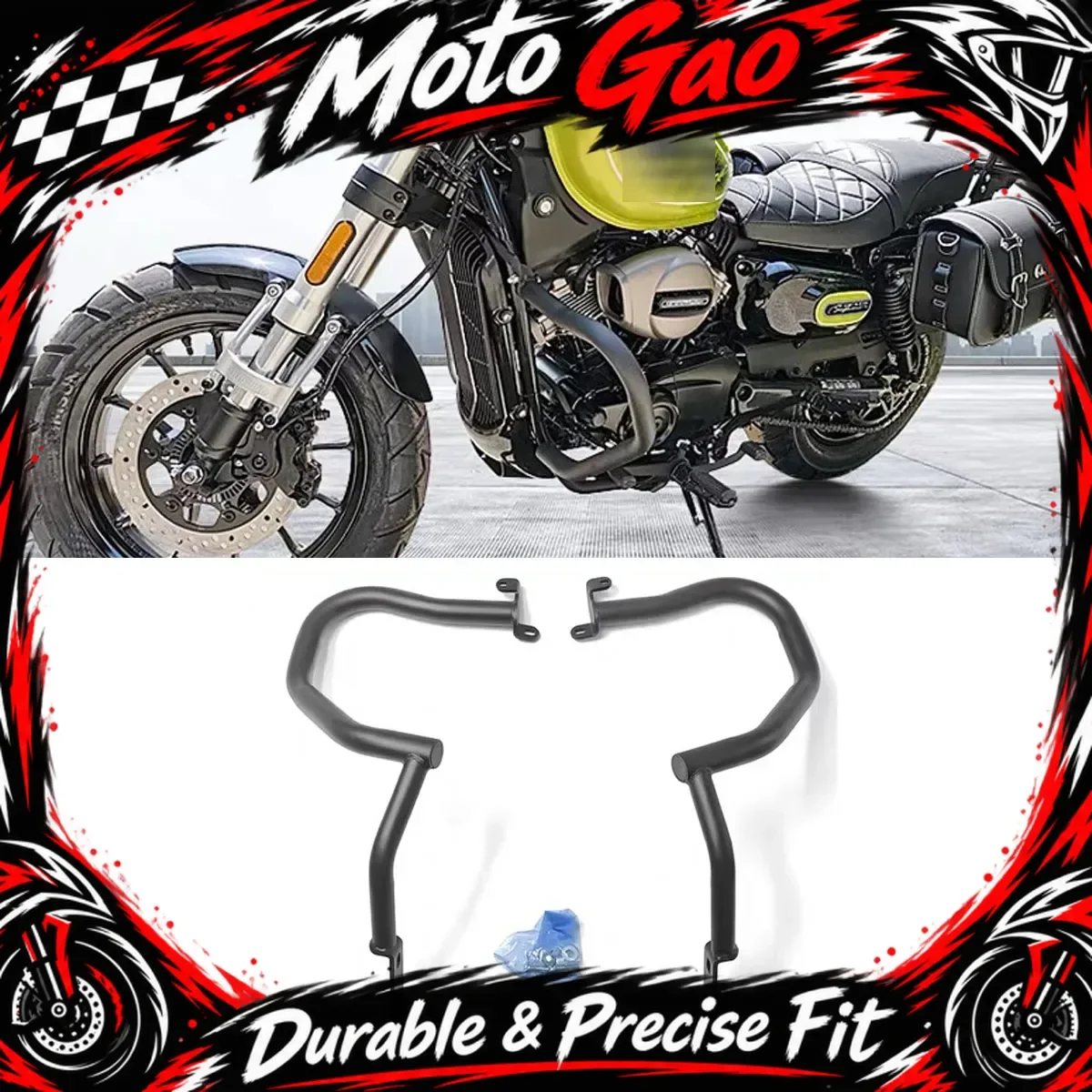 GV300S Motorcycle Accessories Engine Guard Bumper Crash Bars Stunt Cage Frame Protector Fit For HYOSUNG Aquila GV 300S GV300 S