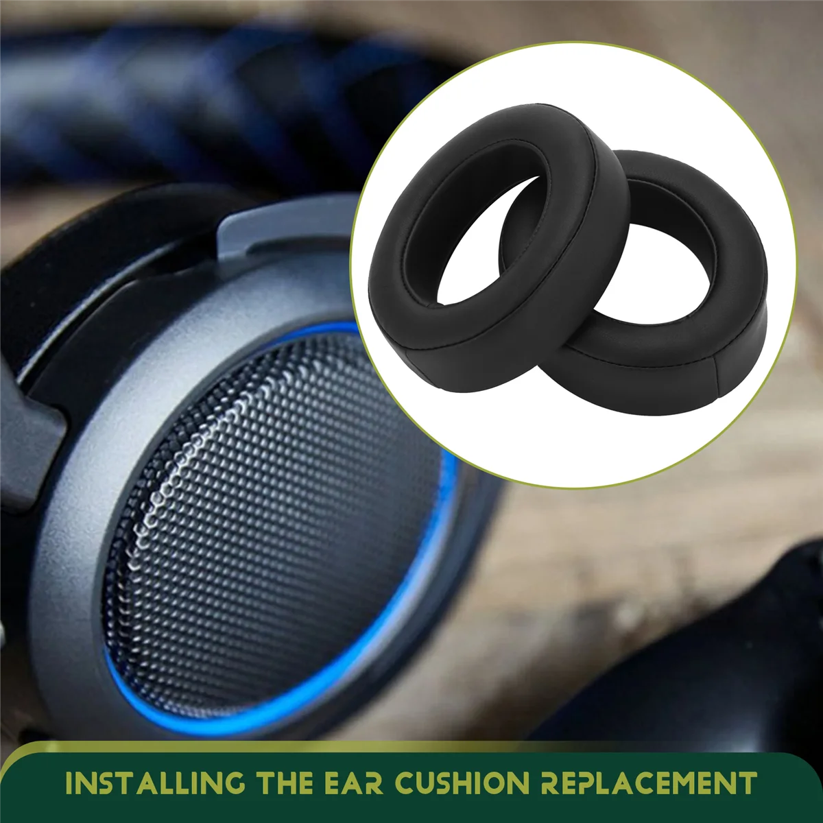 HS50 Pro HS60 Pro HS70 Pro 게임용 헤드셋, 헤드폰 수리 이어 패드 용 FZFZ 이어 쿠션 패드 교체