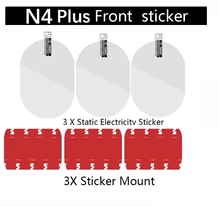 Static Sticker for DDPAI N4T Pro Dash Cam Smart Car DVR Sticker and Static Stickers, Suitable for Rear Sticker holder 3pcs