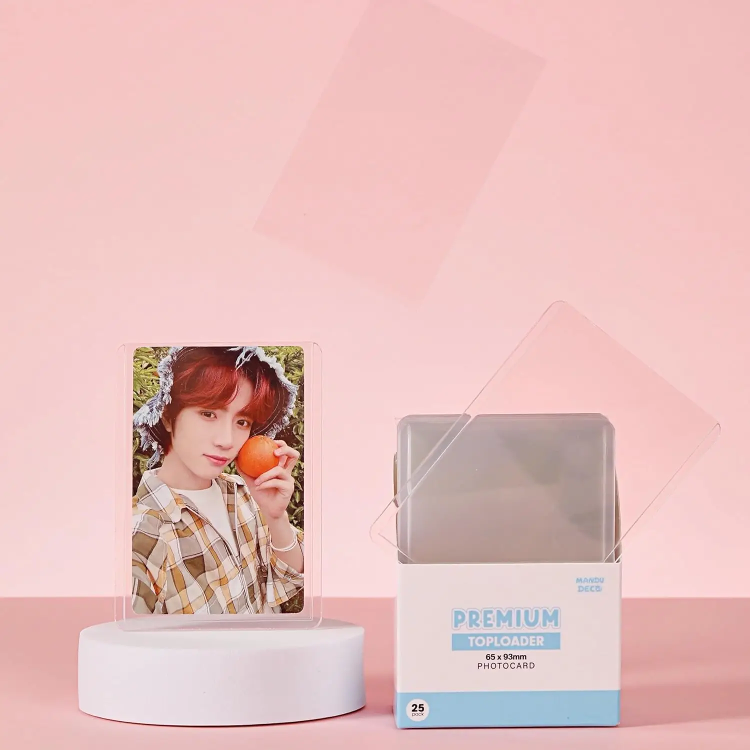 

PVC Free Toploaders for Kpop Photocards, 25 Pack 2.5x3.5 inch Hard Plastic Sleeves