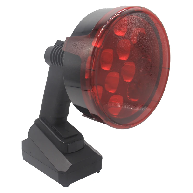 Dual Power Charges and Run Off 12V  60W Cree Super Bright LED Hunting Handheld Portable Spotlight Light Torch Flashlight