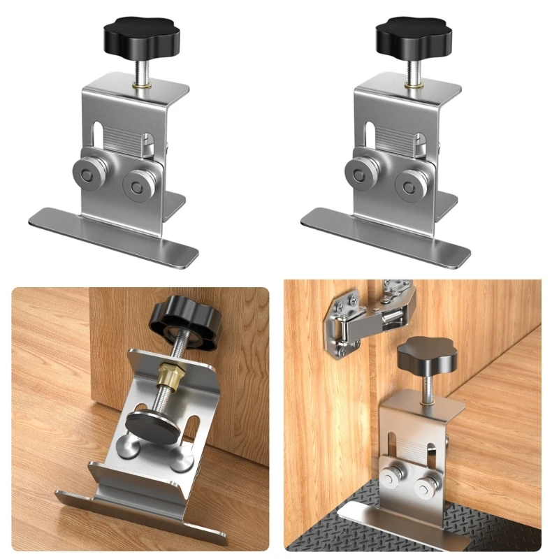 

Heavy Duty Woodworking Alignment Jig 42mm Wide Opening Ergonomic Knob For Cabinet Door Mounting And DIY Projects