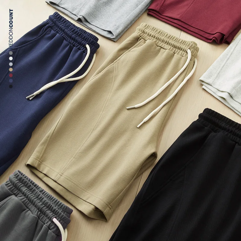 

Unisex Five-Quarter Shorts Running Gym Sports Pants Men's Women's Summer Lightweight Cotton Plain Waist Loose Fit