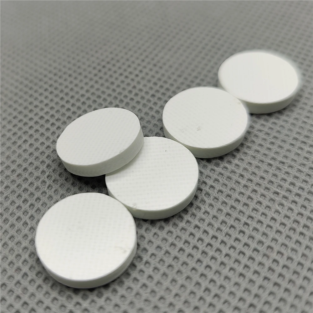 G10 Glass Fiber White Tip Pads Thickness 2.94mm Diameter 16mm Wholesale Carbon Shaft Break Jump Carom Pool Billiard Accessories