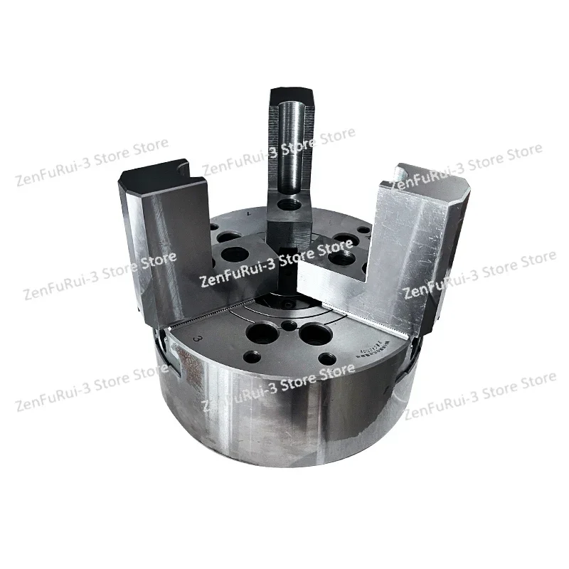 Hydraulic three jaw chuck L-type raised soft jaw jack lock L-type internal support ladder claw 5 6 8 10 inches