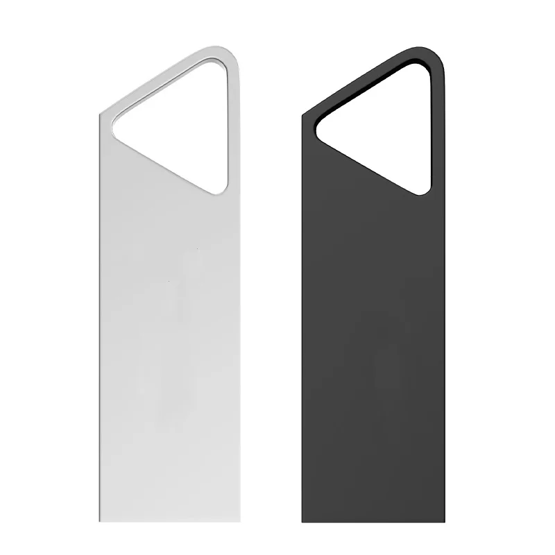無料カスタムレーザー彫刻ロゴ入りカラーメタル三角形リングUSB2.0フラッシュドライブ4GB 8GB 16GB 32GB 64GB 128GBメモリースティック