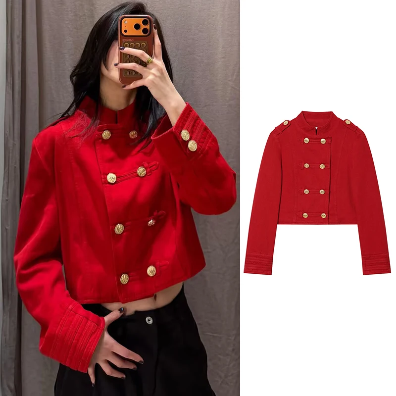 

Jackets Blouse Spring Women's 2026 New Fashion British Elegant Women Jackets Chic Spring Travel Street Warm Youth Outerwear Coat