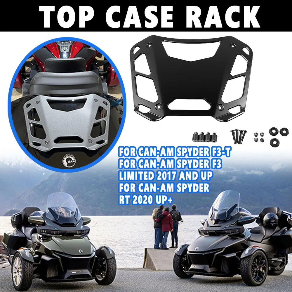 NEW Motorcycle Accessories Luggage Top Of The Line Chassis RackBlack  For Can-Am Spyder F3-T For Can Am Spyder F3 Limited 2017Up