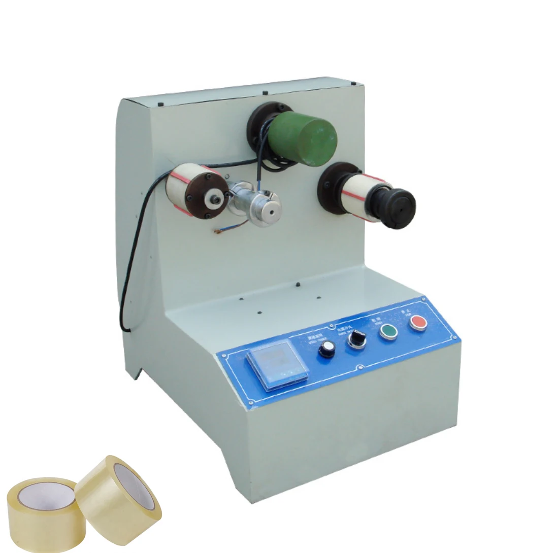 

China Factory Automatic Plastic Film Rewinder, Tape Rewinder Slitting Machine. tape measure machine
