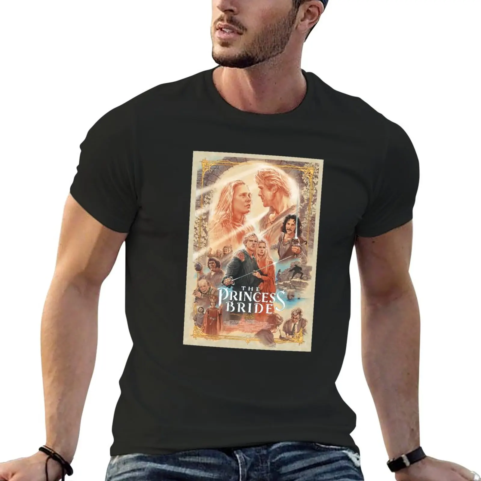 

New 1987 The Princess Bride Vintage Movie Bride Movie T-Shirt Tee shirt custom t shirt men t shirts