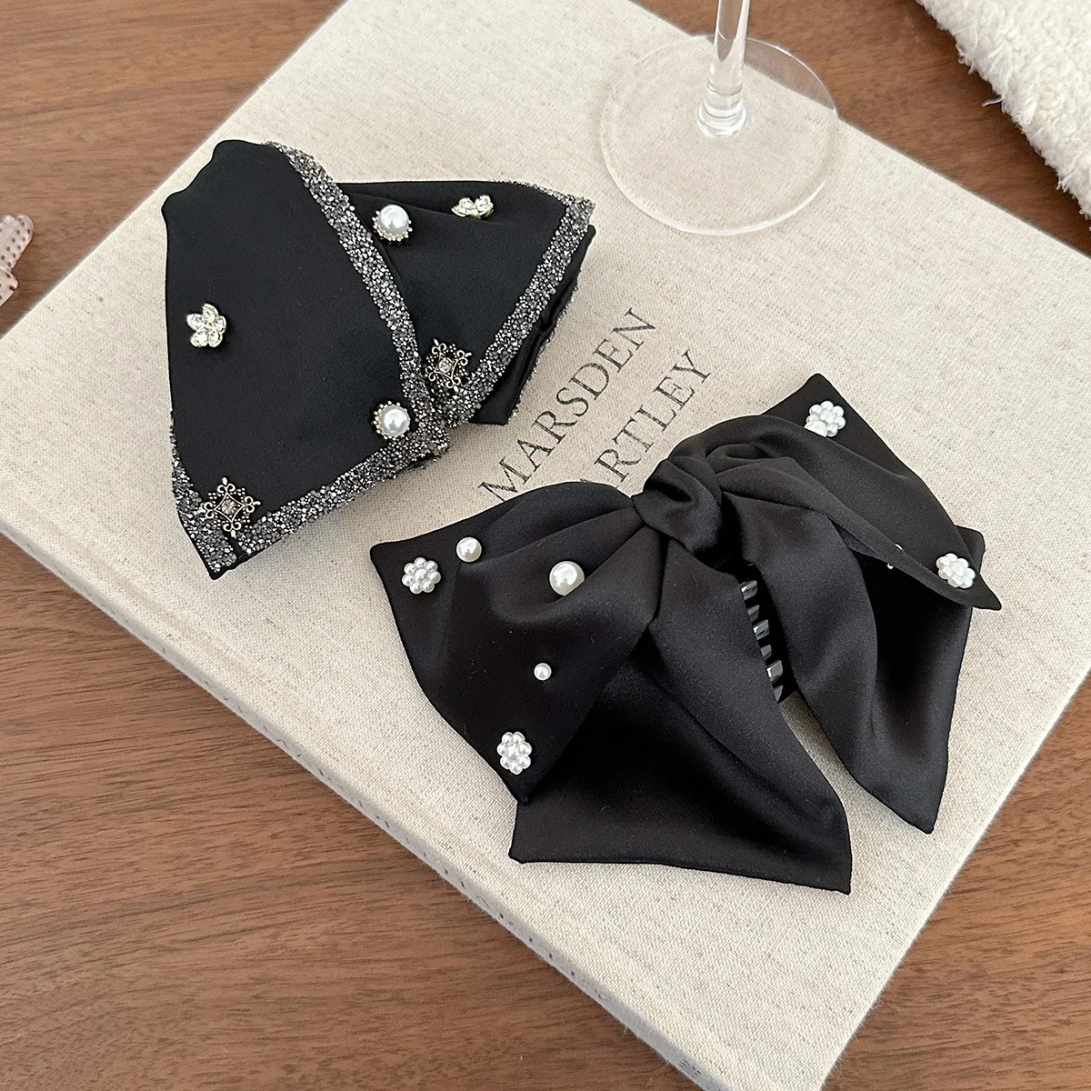 1pc Vintage Satin Rhinestone P - Vintage Fashion Ai ulasan dan harga