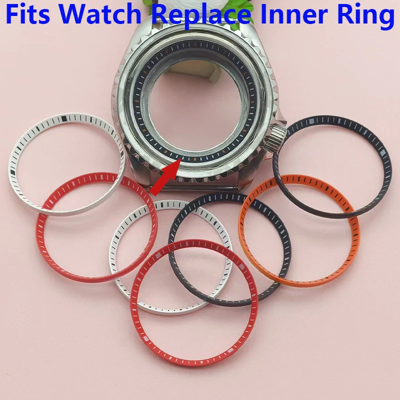 

Mod Watch Chapter Ring Fits NH35 NH36 SKX007 SKX009 Watch Case Replace Plastic Inner Ring Size 30.5mm×27.5mm Watch Refit Parts