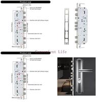 L1EE Robusts Not Pry Door Lock Body with Quick Unlocking Fingerprints Sensoring for Home