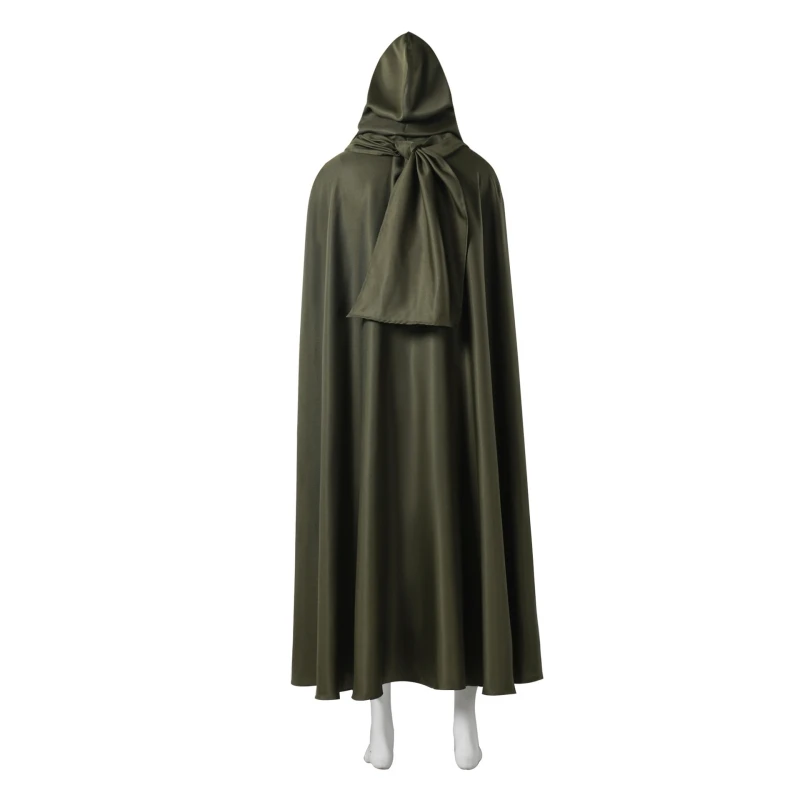 Halloween 2024 Doctor Doom Cosplay Costume Unisex Robe And Mask Victor Von Doom Hooded Cloak Carnival Party Superhero Cape