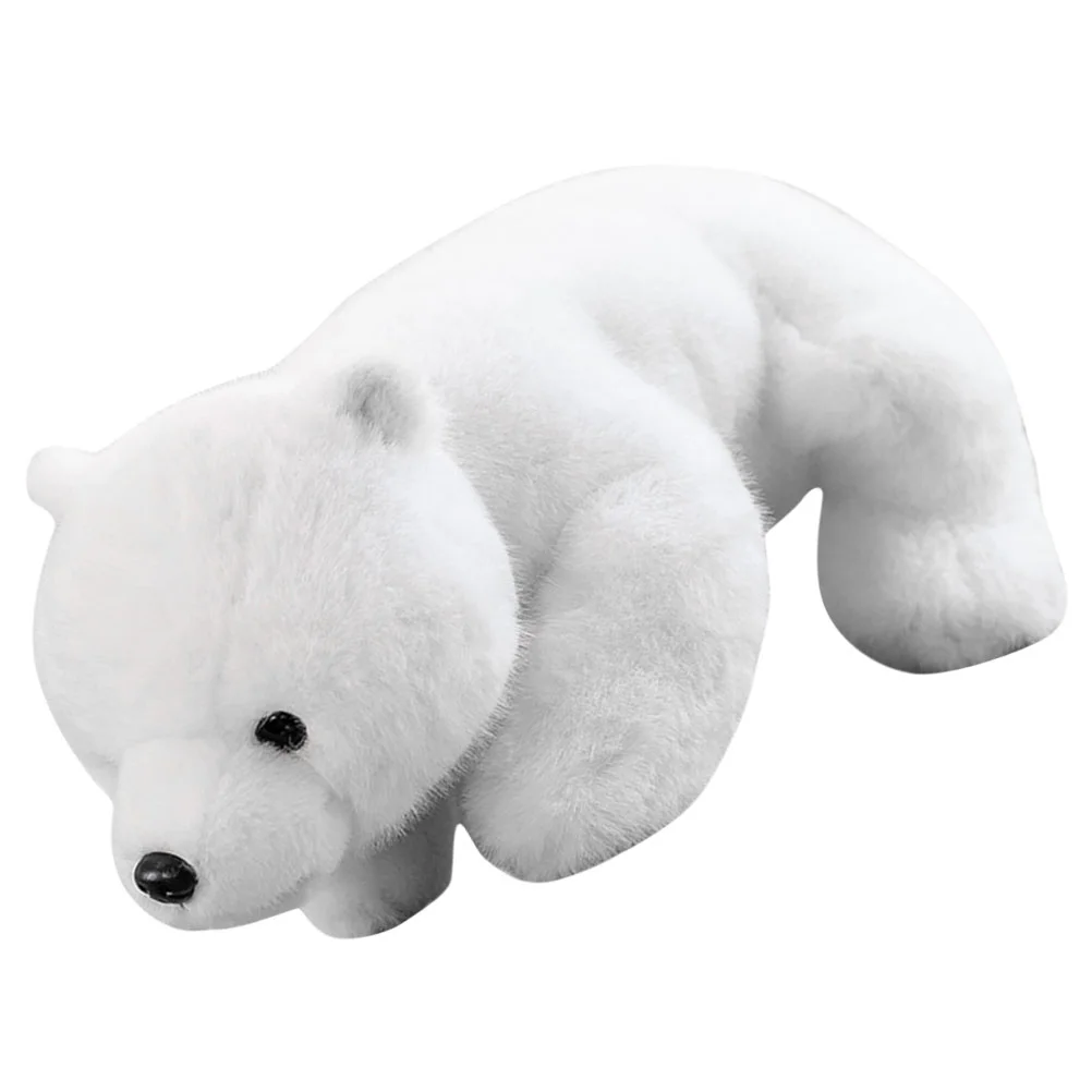 

Polar Bear Stuffed Animals Cushion Plush Pillow Cute Decorative Throw White Toys