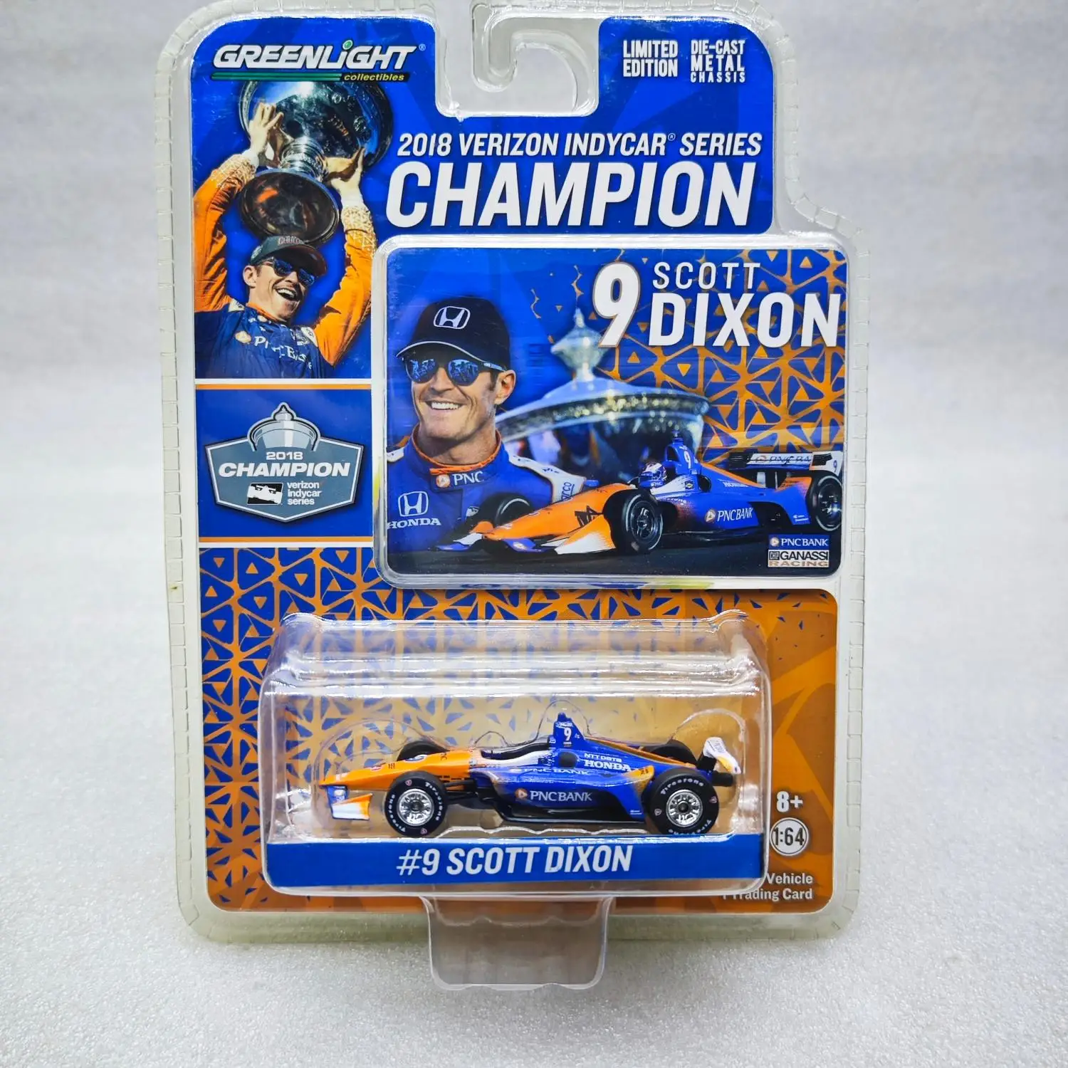 

Чемпион серии NTT IndyCar 2020 # 9-я модель игрушечного автомобиля SCOTT DIXON