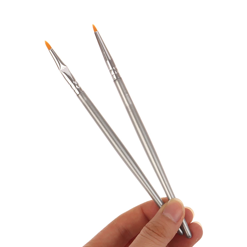 Precision Angled Eyeliner Brush Ultra-Thin Slanted Flat Synthetic Bristles Eye Makeup Tool