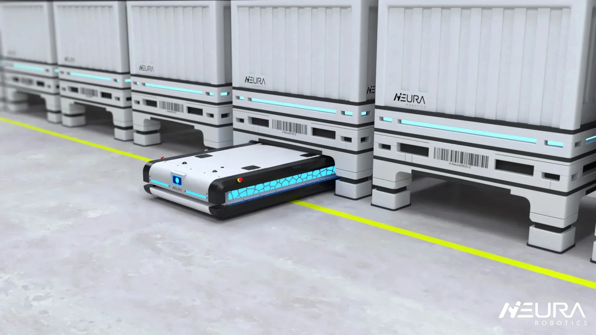 FR-1200 AGV AMR with Lifting Unit Lidar SLAM Navigation 1200 Kg