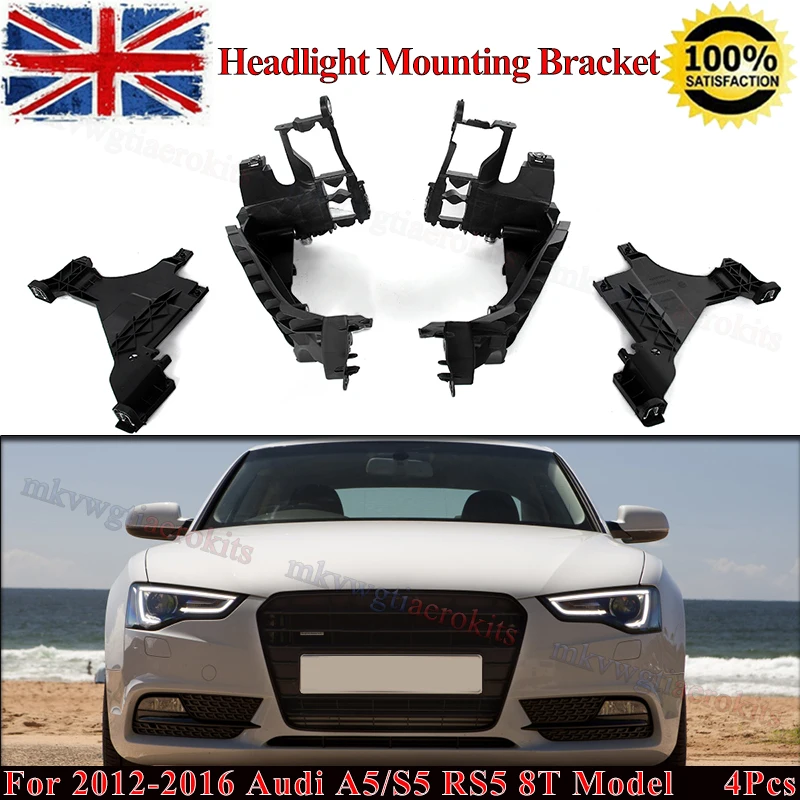 

Replace For Audi A5 Body Kits S5 RS5 2012 2013 2014 2015 2016 Holder Main Parts for Headlight Bracket Headlight Holder