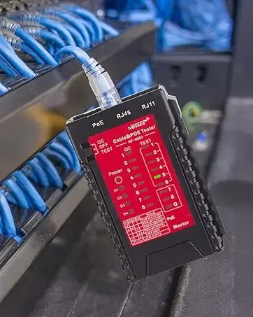 NF-859GS Netzwerkkabeltester POE RJ45 RJ11 CAT5 CAT6 Kabeltoner Kontinuitätstest Telefon/Ethernet/LAN/Draht Tracer – Detail 3