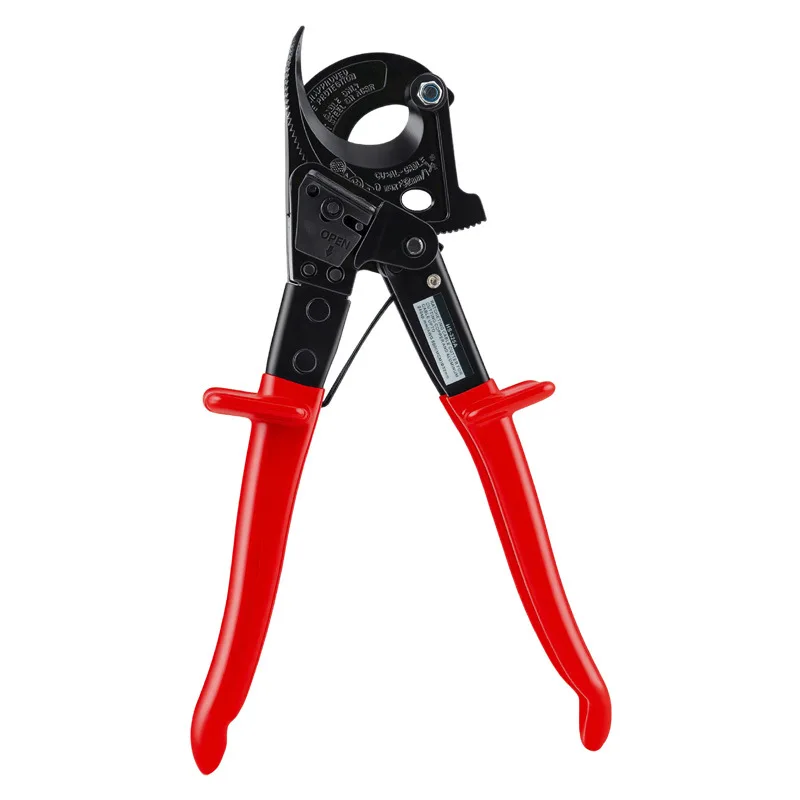 Ratchet-type cable cutter, labor-saving wire cutting, copper and aluminum cable, specialized industrial wire cutters