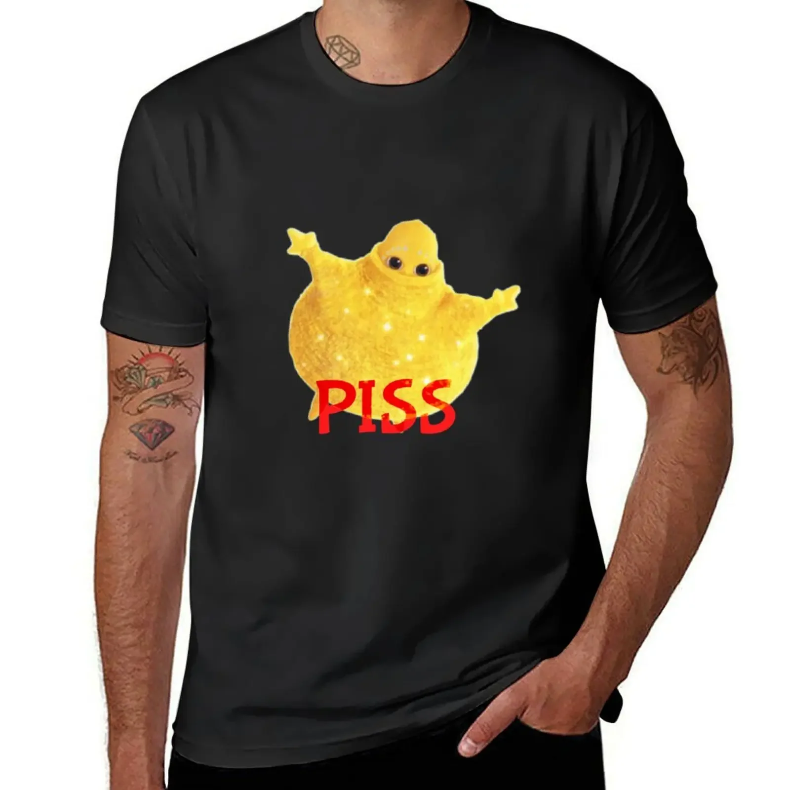 

Special Edition Yellow Piss Boohbah T-Shirt basketball graphic tees mens graphic t-shirts