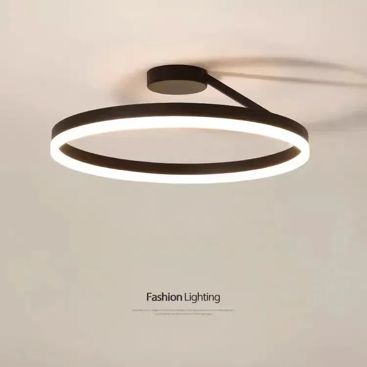 Study  led ceiling light modern simple circular Nordic living room atmospheric  creative  lamps mi 12