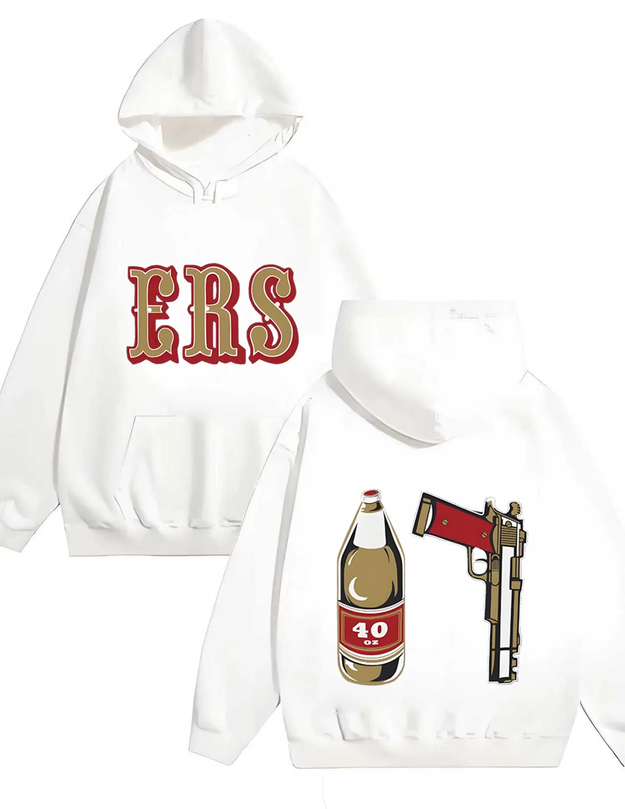 Una nuova felpa con cappuccio resistente 330G alla moda del 2025 con eleganti stampe di vino rosso sia per uomini che per donne