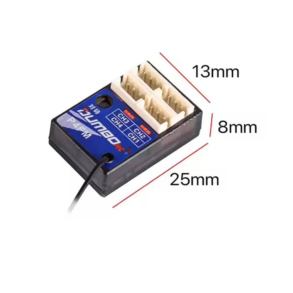 ตัวรับสัญญาณ DUMBORC 4/6/10CH รุ่น P10FG P6DCG P4FMG P6FP P6FG โมดูลมินิโค้ช DDF-350 X4/X6PM/X10P/X6 สำหรับรีโมทคอนโทรล
