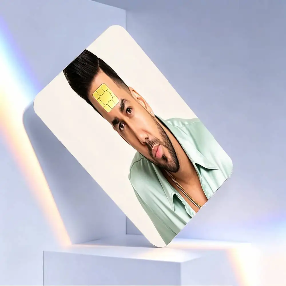 UsLatinArtist-Romeo S-Santos 4pcs 1Set Card Stickers Small Waterproof Chip 4PCS Card Sticker